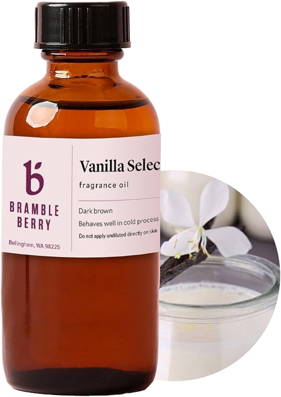 BrambleBerry バニラセレクト フレグランスオイル | 石鹸、キャンドル、ローション用豆