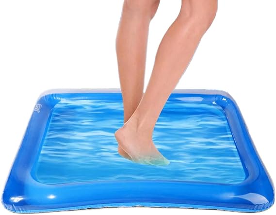 Inflatable Foot Bath for Pool, 60x45cm Pool Foot Wash Basin for SoakingFeet