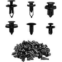 200 PCS Car Retainer Clips, Popular Size Bumper Push Pin Plastic Rivet Clips, Bumper Push Fastener Door Trim Panel Rivets, Body Retainers Replacement Kit for Most Vehicles