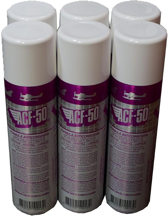 ACF-50 New Six Pack Motorcycle And Automotive All Metal Anti-Corrosion Spray
