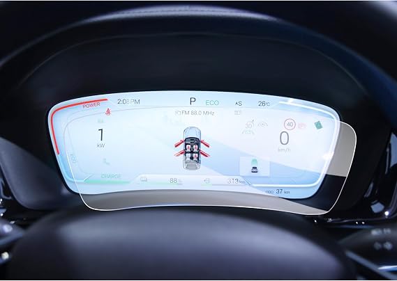 GAFAT Compatible with BYD Seal U DM-i EV 2024 2025 2026 12.3" Instrument Screen Protector, Glass Screen Protector for Seal U DM-i LCD Instrument, Accessory for Seal U DM-i, 9H