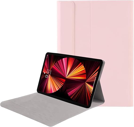 Microcase Samsung Galaxy Tab S6 Lite SM-P620 10.4 inch Tablet ile Uyumlu Sleeve Serisi Mıknatıs Kapak Standlı Kılıf - Pembe AL3319