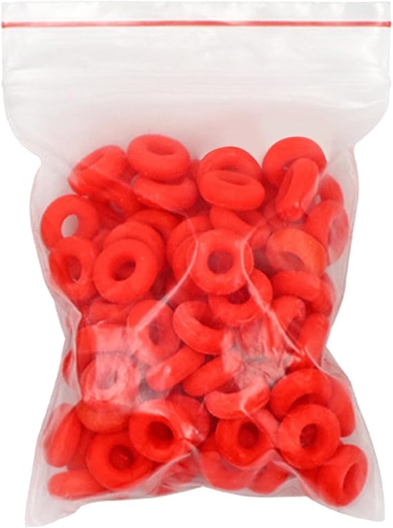 Tail Docking Castrating Bands Rubber for Castration Pliers Farm Animals Goat 50 Pieces,50 Pcs,0.7cm 1.4cm