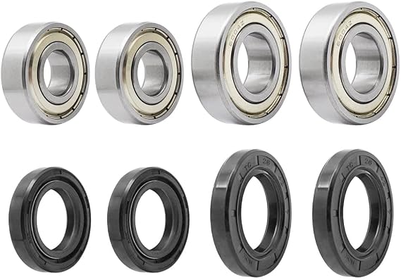 Front Wheel Bearings Seals Kit Fit for Yamaha Raptor 700 660 350 250 125 Banshee 350 Warrior 350 YFZ450 Bear Tracker 250 Big Bear 250 Bruin 250 Blaster 200