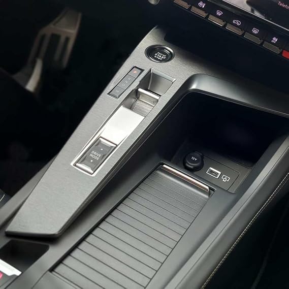 Graficar Design Peugeot 408 ile Uyumlu Orta Konsol Folyo Kaplama Set/Fırçalı Füme