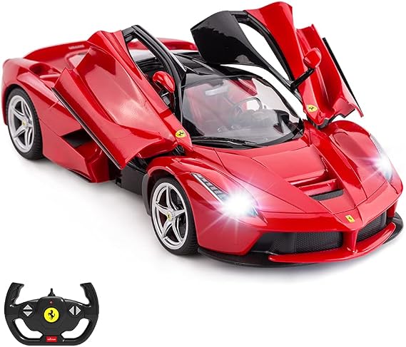RASTAR LaFerrari Remote Control Car, 1:14 Ferrari RC Toy Car for Kids Boys Adults, Red Ferrari Model