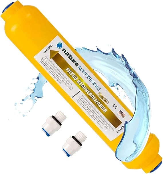 Remineralization Filter - Ideal as a Replacement for Reverse Osmosis - Provides Calcium, Magnesium, Sodium and Potassium Ions to Water - Nature Water Professionals
