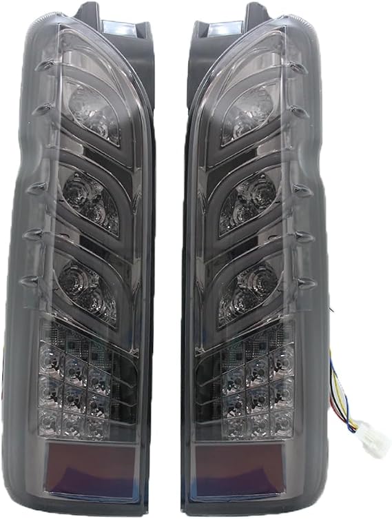 Car Rear Tail Light Assemblies for Hiace 2005-2009 2010 2011 2012 2013 2014 2015 2016 2017, Car Tail Light Brake Lamp Tail Lamp Led Taillight Replacement Car Accessories