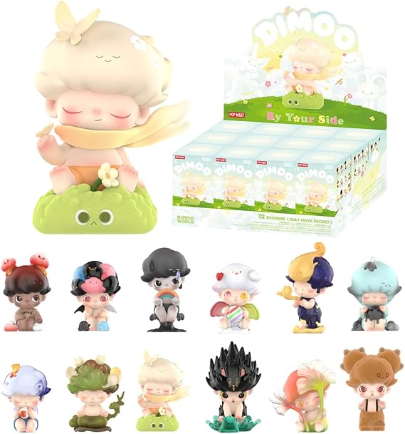 POP MART DIMOO By Your Side Series Whole Set 2.5 inches Articulated Character Premium Design gifts for women Fan-Favorite blind box Collectible Toy Art Toy Action Figure