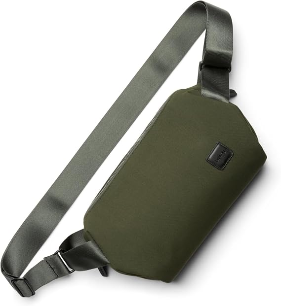 Bellroy Classic Sling 5L, Minimalist Crossbody Bag - Olive