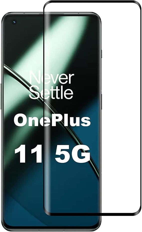 Microcase OnePlus 11 Global ile uyumlu 3D Curved Tam Kaplayan Kavisli Tempered Cam Koruma - AL3282