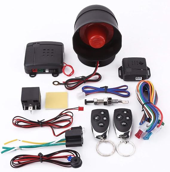 Car Alarm System Car Alarm System without Installation Car Alarm System with Two Remote Controls Car Security System Universal Car Security Protection System Theft Warning System Keyless Entry with 2 Remote Controls