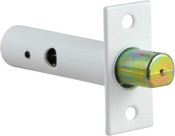 Yale P-M444-WE Door Security Bolt, White Finish, Standard Security, Visi Packed, suitable for hinged and wooden doors