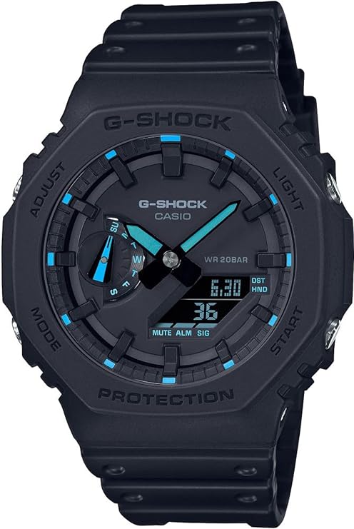 Casio GA-2100-1A2DR Kol Saati, G-Shock, Analog/Digital, Siyah, Erkek