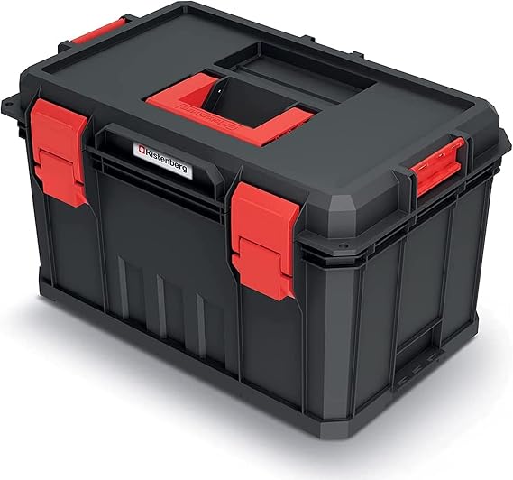 Kistenberg Modular Solution 530 x 355 x 310 mm Plastic Tool Box with 2 Dividers Load Capacity of 50 kg