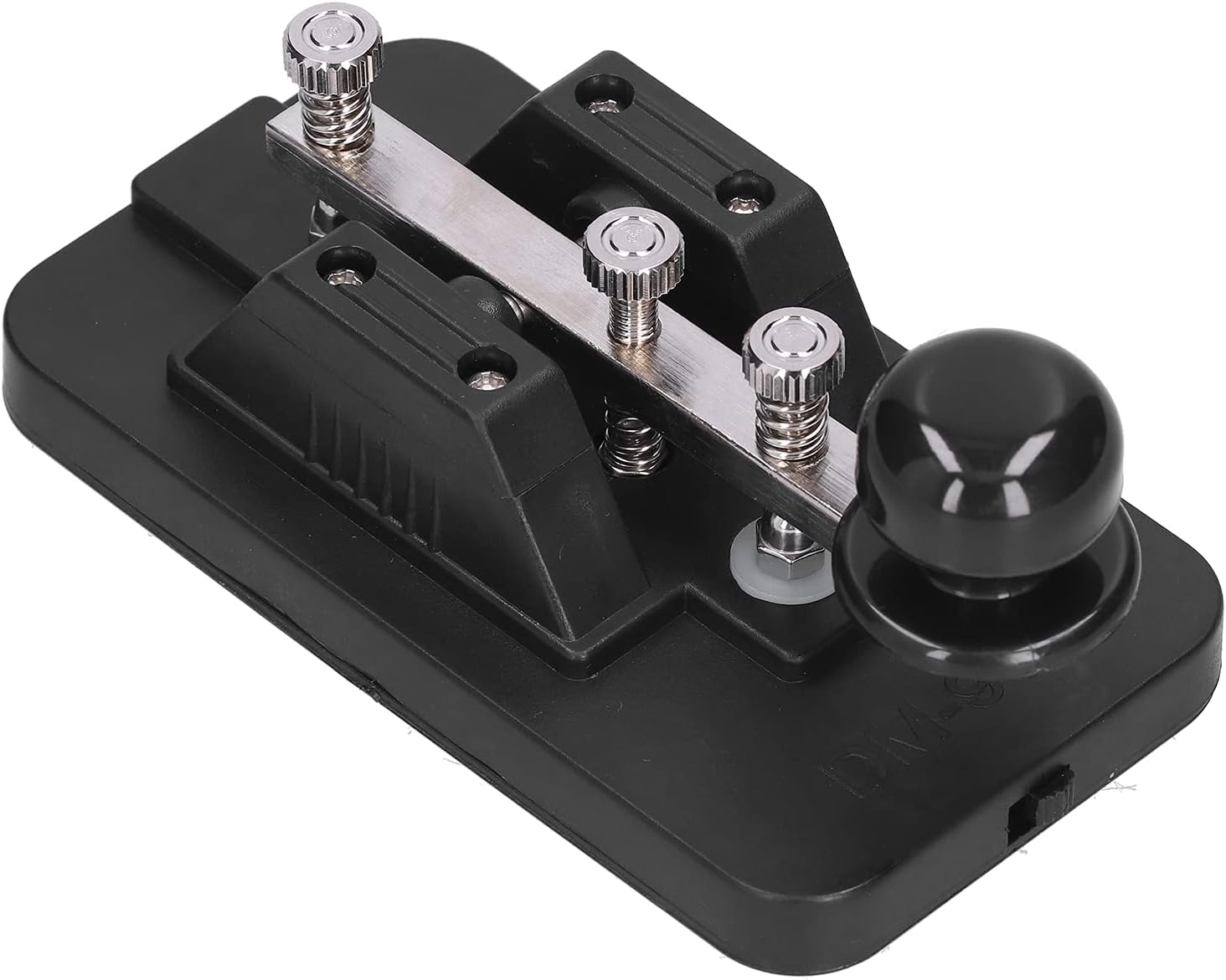Morse Code Experiment Kit Telegraph Key Manual CW Practice Tool with Buzzer Practice Telegraph Tapper Key for Beginner