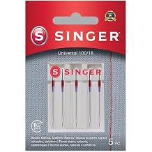 Singer Universal needle 2020 100/16 needle, metal, silver, 7 x 0.03 x 4 cm, 5 units