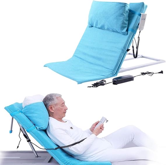Electric Assisted Rising Device for Bedridden Elderly - Backrest Support, Patient Care, Rising and Falling Booster - Easy Mobility Solution