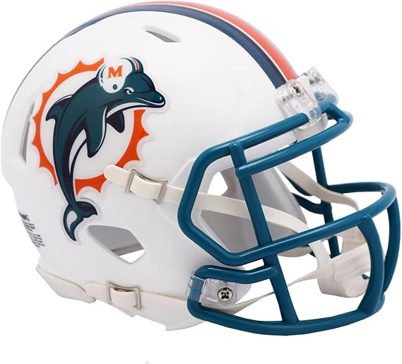 Riddell Mini Football Helmet Speed Miami Dolphins 1996-12