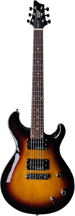 IYV 6 String Solid-Body Electric Guitar, Poplar, TBS (IP-340 SB)