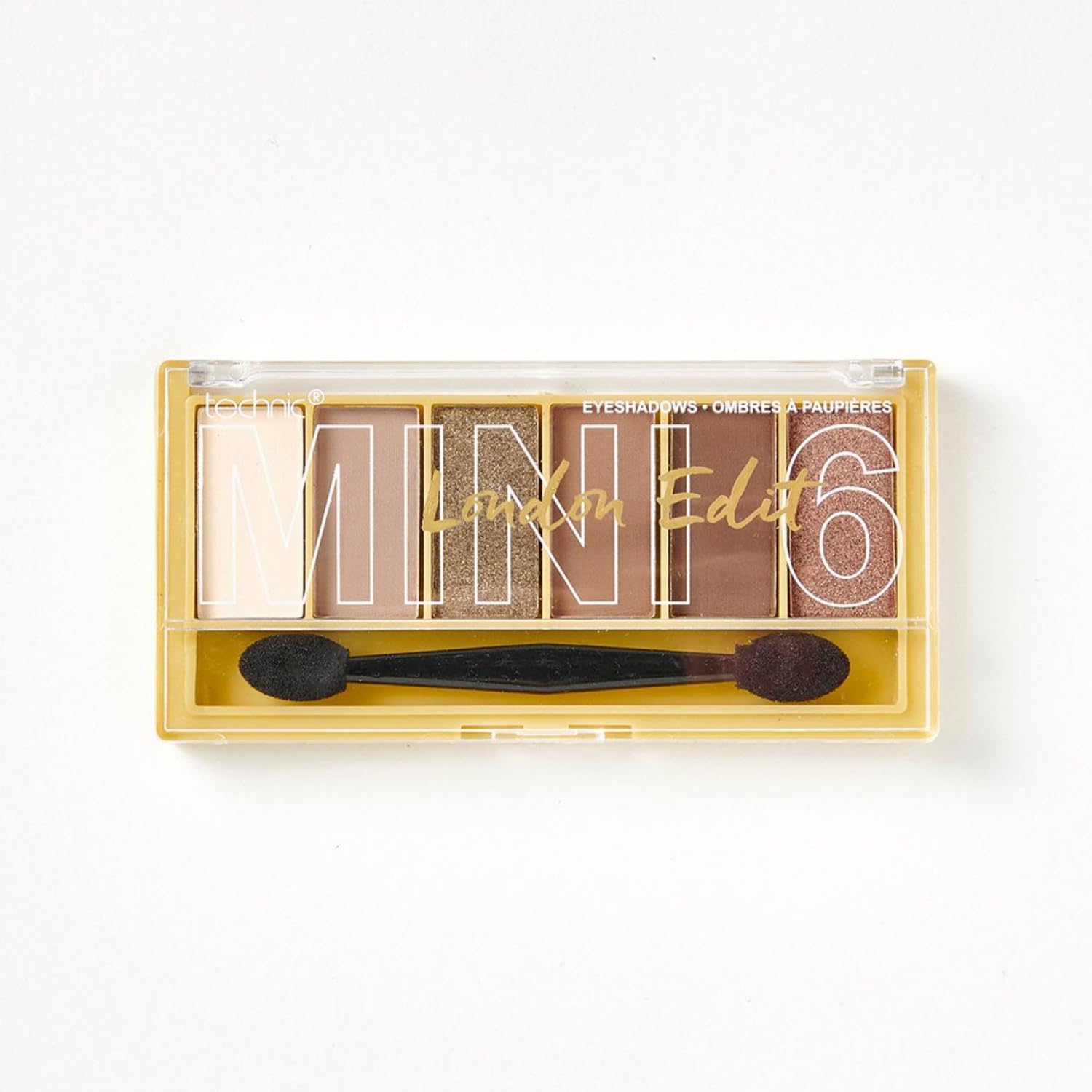 Technic Mini Edit 6 Eyeshadow Palette, Long Lasting and Blendable Matte & Shimmer Shades 7.2g London