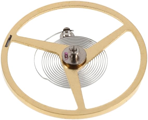 MOKKHNB Replacement Watch Balance Wheel Spring - Mechanical Watch Movement Balance Wheel Compatible for ETA 2824 2834 2836, Watchmaker Accessories for Repair Maintenance