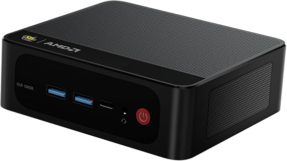 Beelink SER5 MAX Gaming Mini PC,Ryzen7 7735U(up to 4.75 GHz),16G LPDDR5 RAM 500G PCIe 4.0 NVMe SSD,4K Triple Display output,AMD Radeon 680M,WIFI 6/2.5G LAN/Bluetooth 5.4/W 11 Pro installed