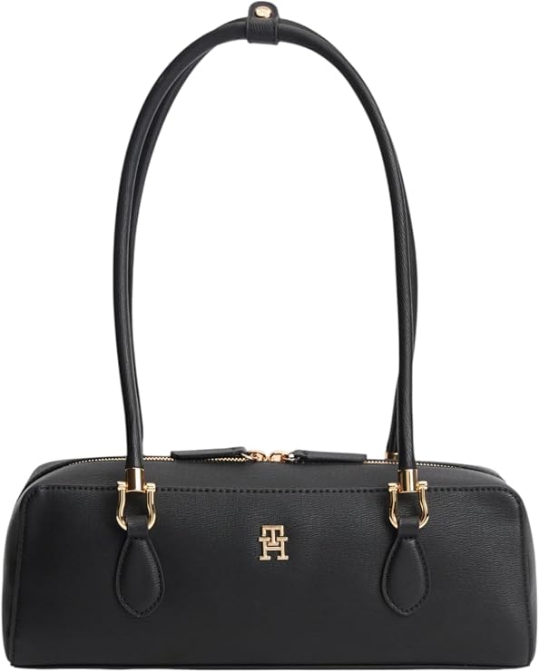 Tommy Hilfiger TH GRACE SHOULDER BAG Kadın Omuz Çantası Black OS