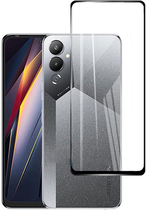 Microcase OnePlus Ace 2/OnePlus 11R Tam Kaplayan Çerçeveli Tempered Ekran Koruyucu - Siyah AL3276