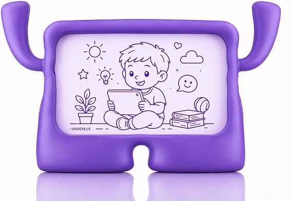 Xiaomi Redmi Pad 2 11inç 2025 ile uyumlu Kılıf Çocuklara Özel Silikon Case Mor