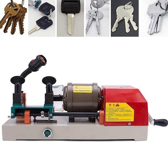 Key Duplicating Machine - 100W Automatic Horizontal Key Copy Machine for Efficient Key Cutting