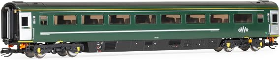 Hornby TT:120 Gauge TT4040 GWR, Mk3 Trailer First, 41146 - Era 11 Rolling Stock - Coaches for Model Railway Sets, Green