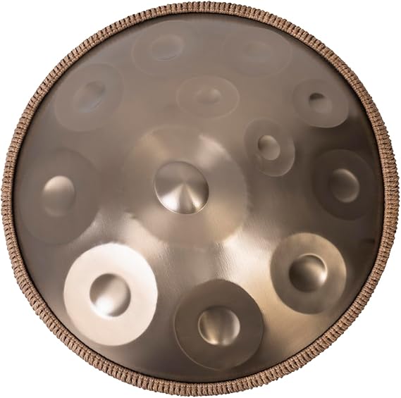 Handpan Drum,Sarospan 22 Inches D Minor Kurd 432Hz 10 Notes Premium Steel Hand Pan Drum Instrument for Adults
