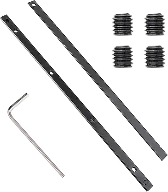 2PCS Guide Rail Connector Kit for Makita SP6000 P45777, Compatible with Bosch, Festool, DeWALT Track Saws, Guide Rail Joining Bar Connector for Long Cuts