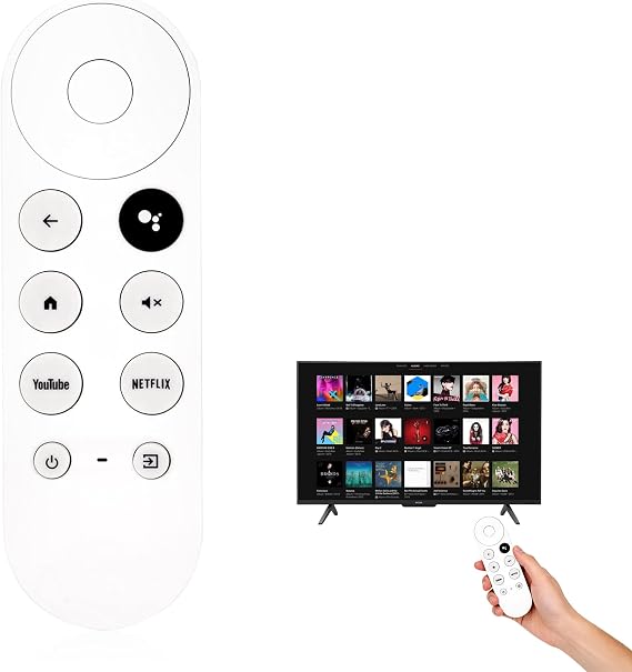 Voice Remote Control for Google Chromecast 4k Snow Streaming Media Player