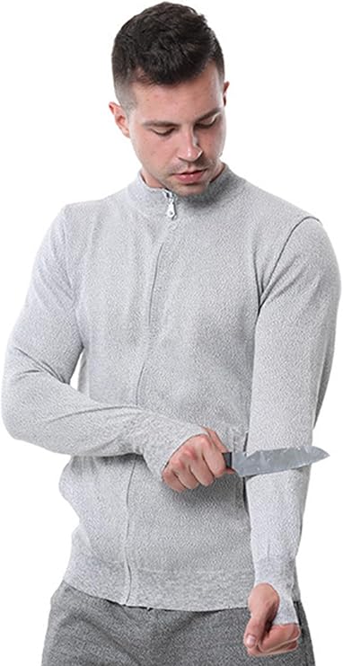 Level5 Knife-Proof Clothing,Safety Protective Cut Clothing,Anti Slash Stab Round Stab Proof,Long Sleeve Shirt,Stab Proof Vest for Police Security Staff Metal Manufacturing Knife Production 3XL