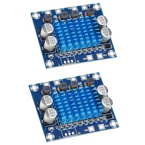 Hailege 2pcs TPA3110 Digital Stereo Audio Amplifier Board 30W+30W AMP Board 2.0 Channel Amplifier Board DC 8-26V 3A XH-A232