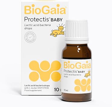 BioGaia Protectis Baby Drops | Probiotic Supplement for Newborns, Babies & Infants | Daily Digestive Support with  100 Million Live L. Reuteri Probiotics | Features LongevityGuard | 10 ml