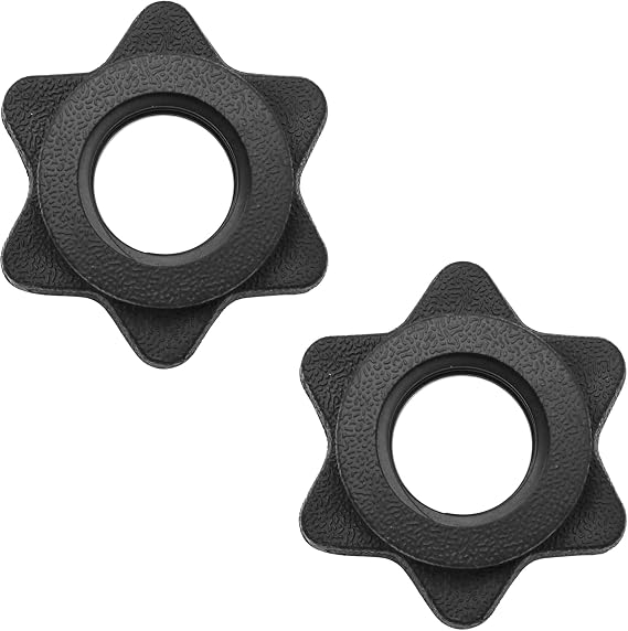 LICQIC Dumbbell Spinlock Collars, Barbell Bar Hexagon Nuts, Spinlock Dumbbell Weights for Dumbell Weight Lifting Fitness Training