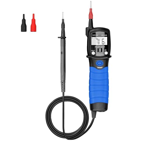 Kethvoz Voltage Tester 600V CAT III, Digital Multimeter Electric Tester Pen