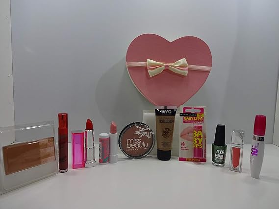 Luxury Make Up Beauty Box - Mix Brands 10pc Gift Set