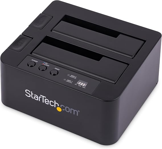StarTech Dual-Bay 2.5/3.5in SATA Duplicator Dock, 22GB/min (SDOCK2U33RE)