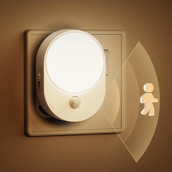 LOHAS-LED Motion Sensor Night Light [2 Pack], Plug in Night Light [Energy Class F]