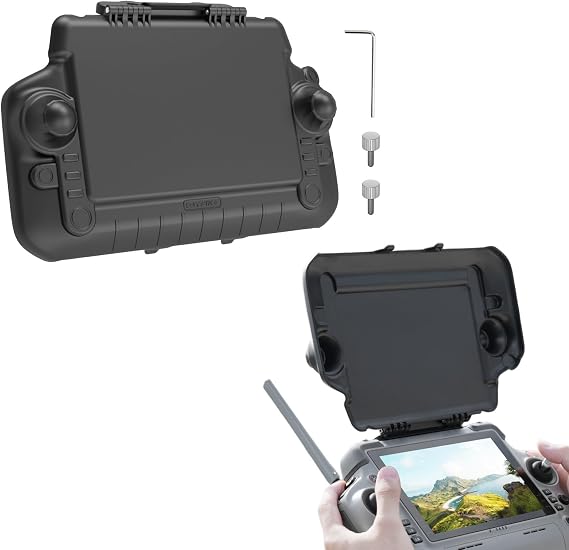 2 in 1 Controller Protector Cover & Sunhood for DJI RC PLUS 2 Remote Control, Screen Protector for DJI Matrice 4T RC PLUS 2 Remote Controller Accessories