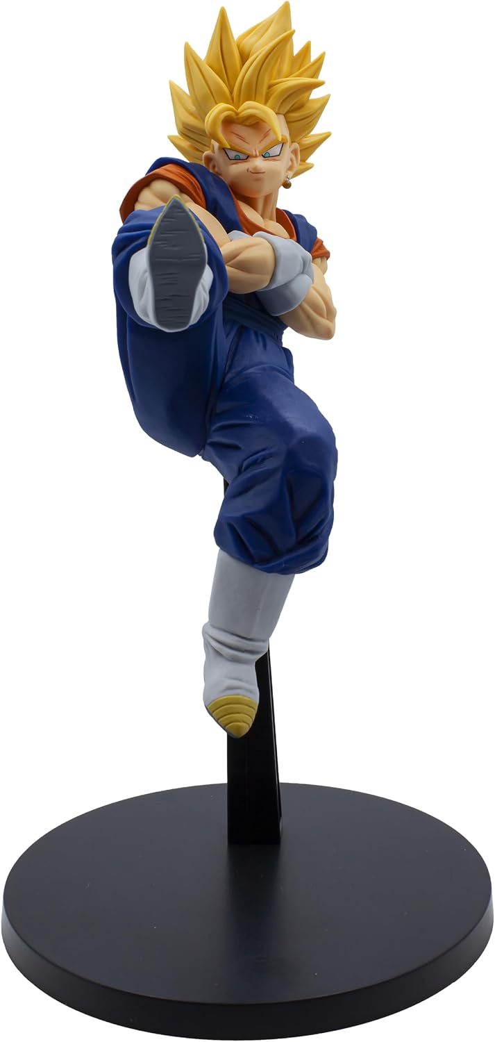 BANPRESTO BP88599P Vegito Action Figure, Super Saiyan, Vs Majin Buuu, Gohan Absorbed, Dragon Ball Z, Match Makers, 11 cm, Multi-Colour