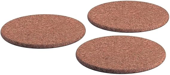 IKEA HEAT set of 3 mushroom pot coasters 19 cm diameter mushroom coasters
