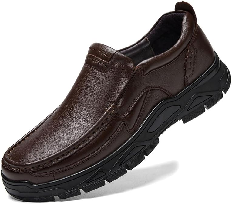 Men's Casual Shoes Slip On Loafers Leather Shoes for Dress Business Work Office