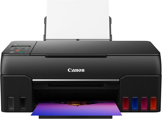 Canon PIXMA G650 Refillable MegaTank Photo Printer, Wireless AirPrint