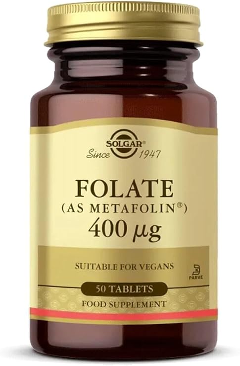 Solgar Folate 400 Mcg, 50 Tablet