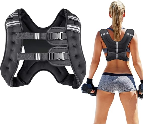 Prodigen Running Weight Vest for Men Women Kids 8 12 16 20 25 30lb Body Weight Vests for Workout Jogging Cardio Walking Elite Weighted Vest Workout Equipment